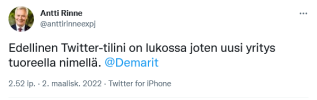 Antti Rinne 2.3.2022 Tweet.png